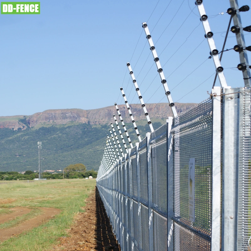 High Voltage Electric Fence System Electrical Fence Anti Theft Electric Security Fence for Farm Prison Airport Border Station