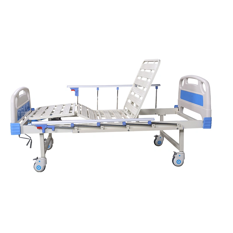 Promotion Price ABS Lifting Function Manual Beds Medical Nursing Hospital Inpatient Rest Bed