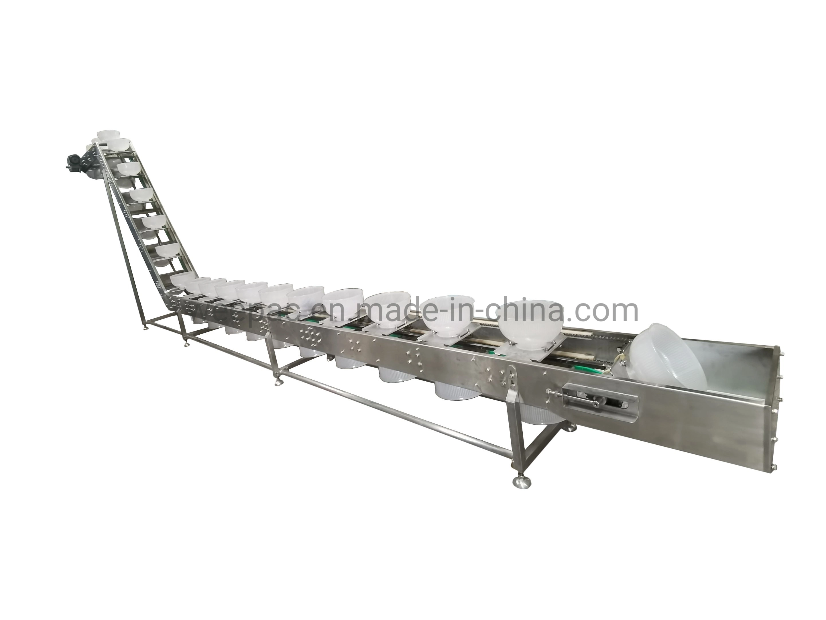 Stainless Steel 304 316 Bowl Type Elevator Conveyor for Food Processing