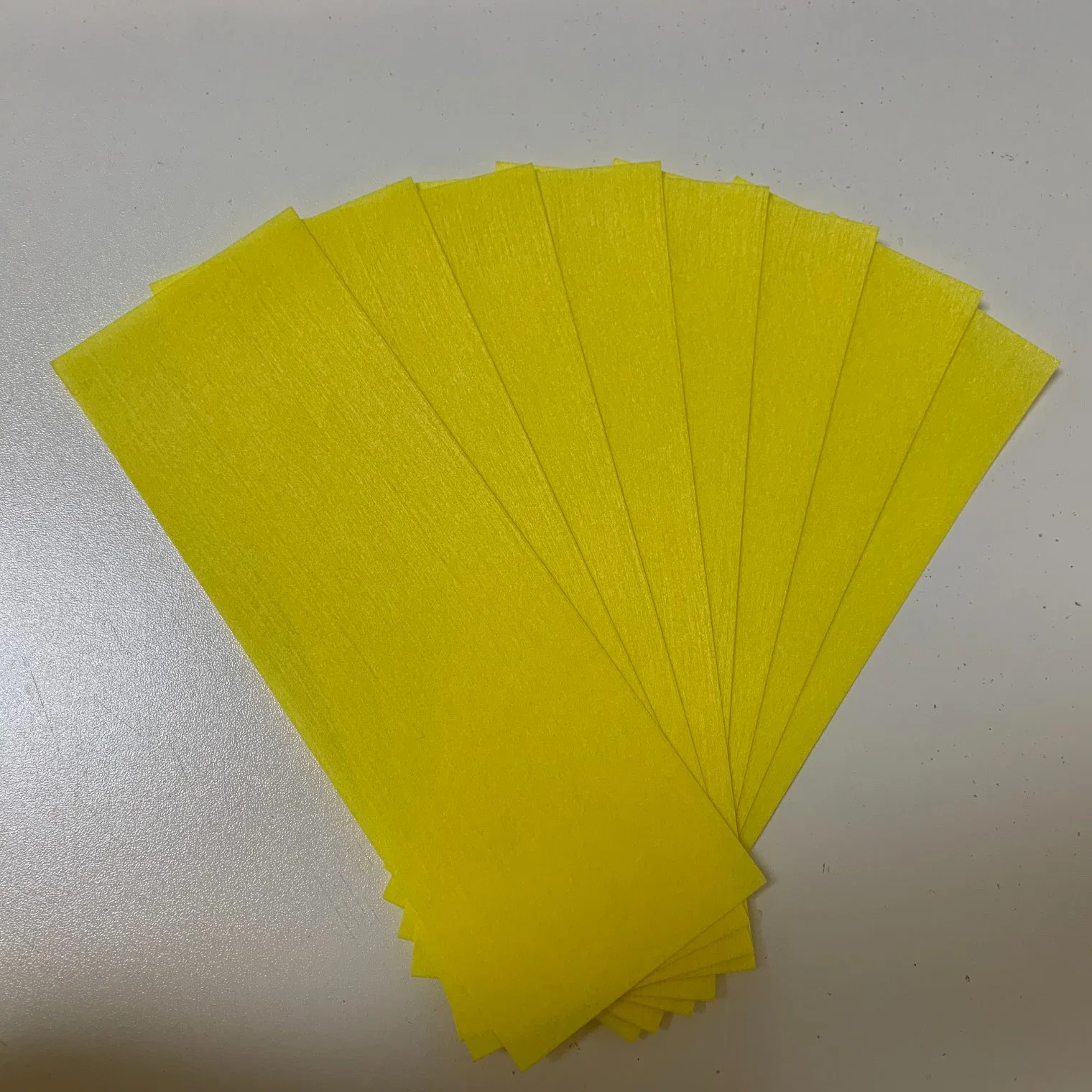 100pcs depilatorio tiras de cera el vello papel encerado cera tiras de papel