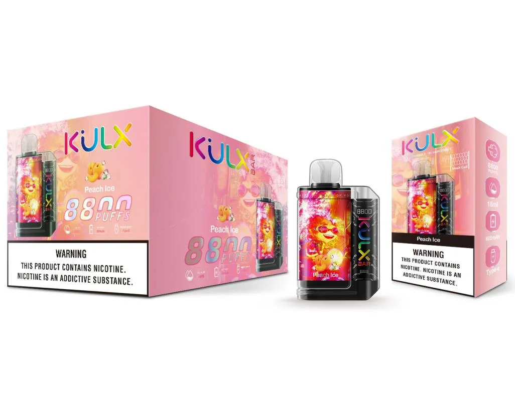 Kulx Disposable/Chargeable Vape 8800 9000 Pulffs 0% 2% 5% صفر نيكوتين [فسكرد]