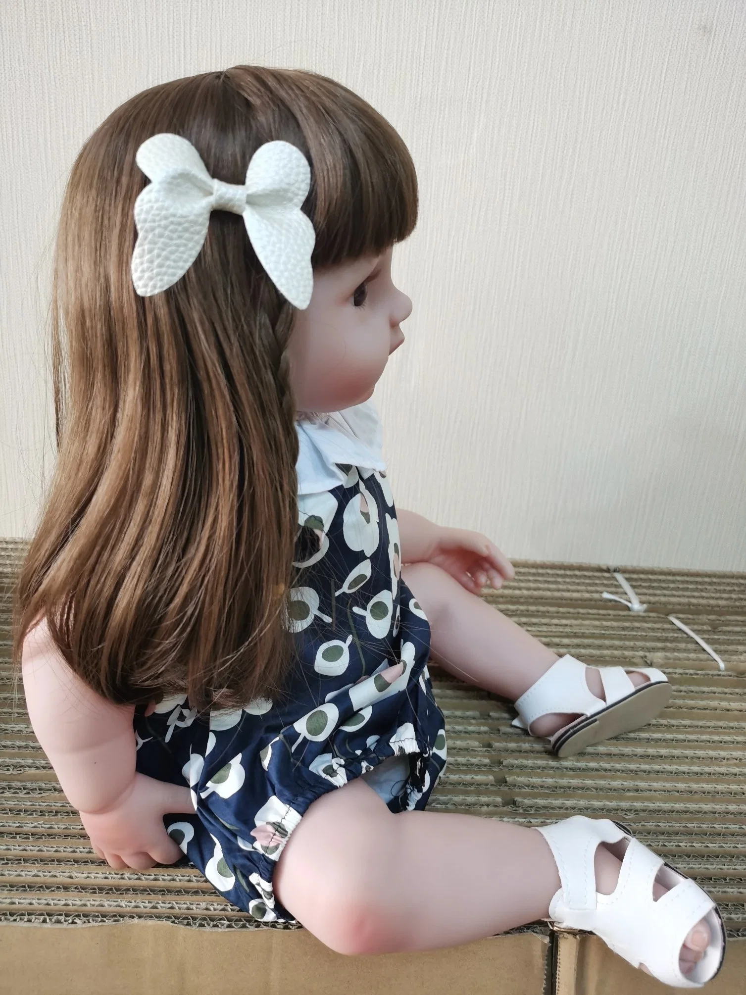 Hot Selling Full Silicone Reborn Babe Girl Doll for Kis Toy Gifts