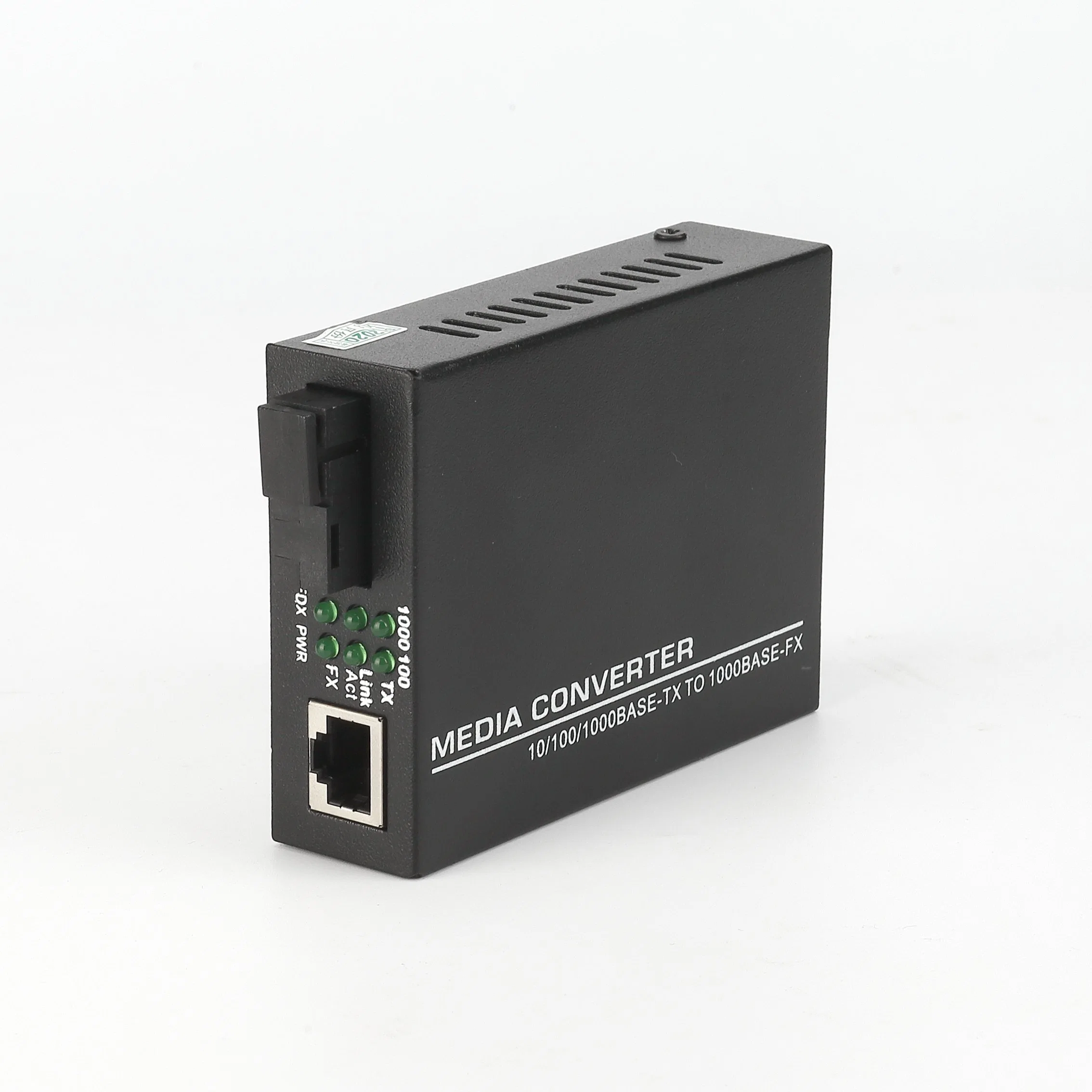 Gigabit Ethernet Bi-Di Sm LC Connector 40km DC 5V SFP Fiber Media Converter to RJ45