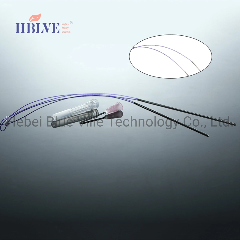 Supplier Supply High quality/High cost performance Absorbable Surgery Eye Care Medical Suture Pdo Thread Face Lift Double Needle