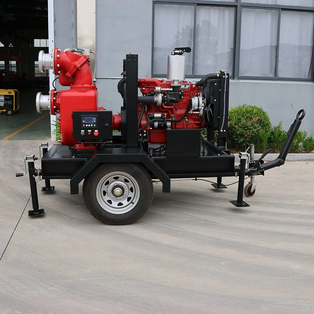 OEM Factory Direct High Capacity Trailer Type Water Pump Set Station for Control Flood