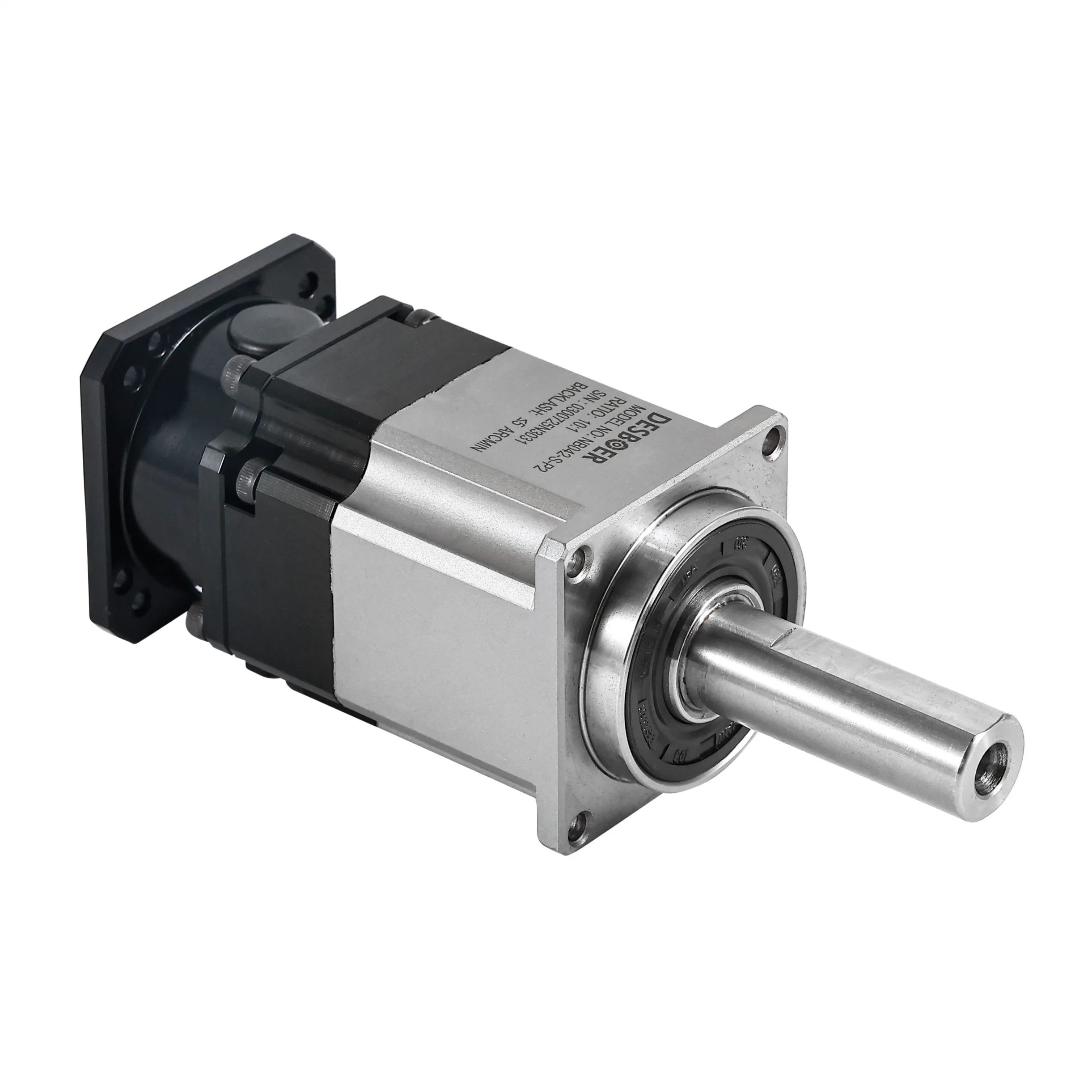 Drehzahlverhältnis 15-100: 1 Helical Planet Nb115mm Reducer für Servomotor DC CNC Rundflansch Planetengetriebe Getriebe