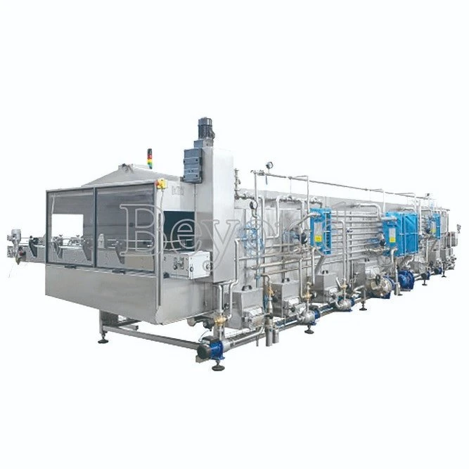 New arrival spraying cold water to cool down juice pasteurizer sterilizer tunnel