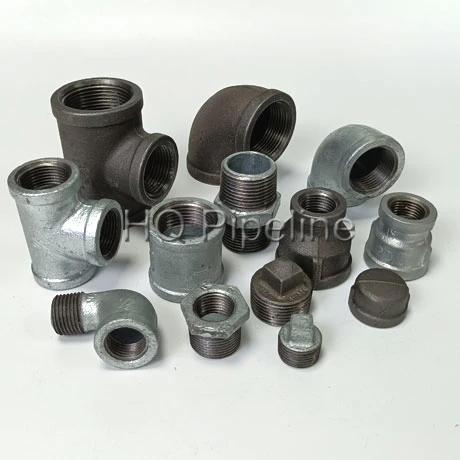 Galvanized Malleable Iron Pipe Reducer/Cap/Plug Pipe Fittings 1/2"-4" Inch