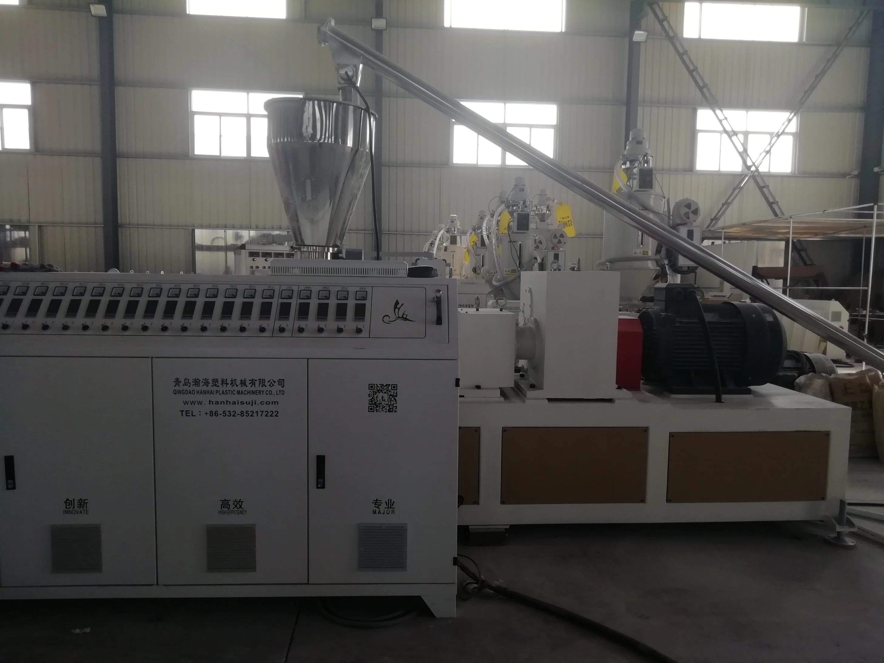 PVC Corner Beads Ceiling Panel Fast Loading Wall Baseboard Plastic Profile Extrusion Making Machine Production Line