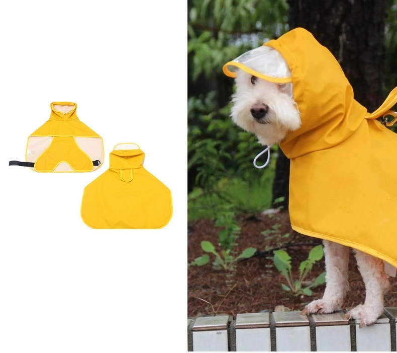 Venda por grosso de etileno impermeáveis à prova de água de chuva de Cão vestindo roupas Pet