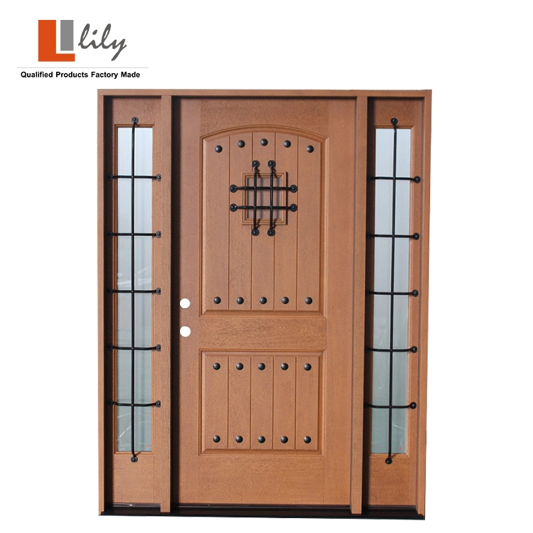 36in X80in Wholesale/Supplier Waterproof Exterior Fiberglass/FRP/GRP/SMC Door with Frame for Home Canada Us Market