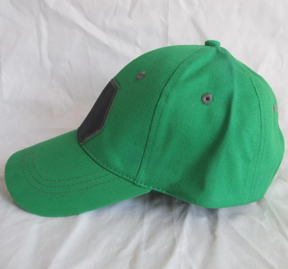 Zp019 Customized Green Baseball Cap with Printed Patch for Promotion