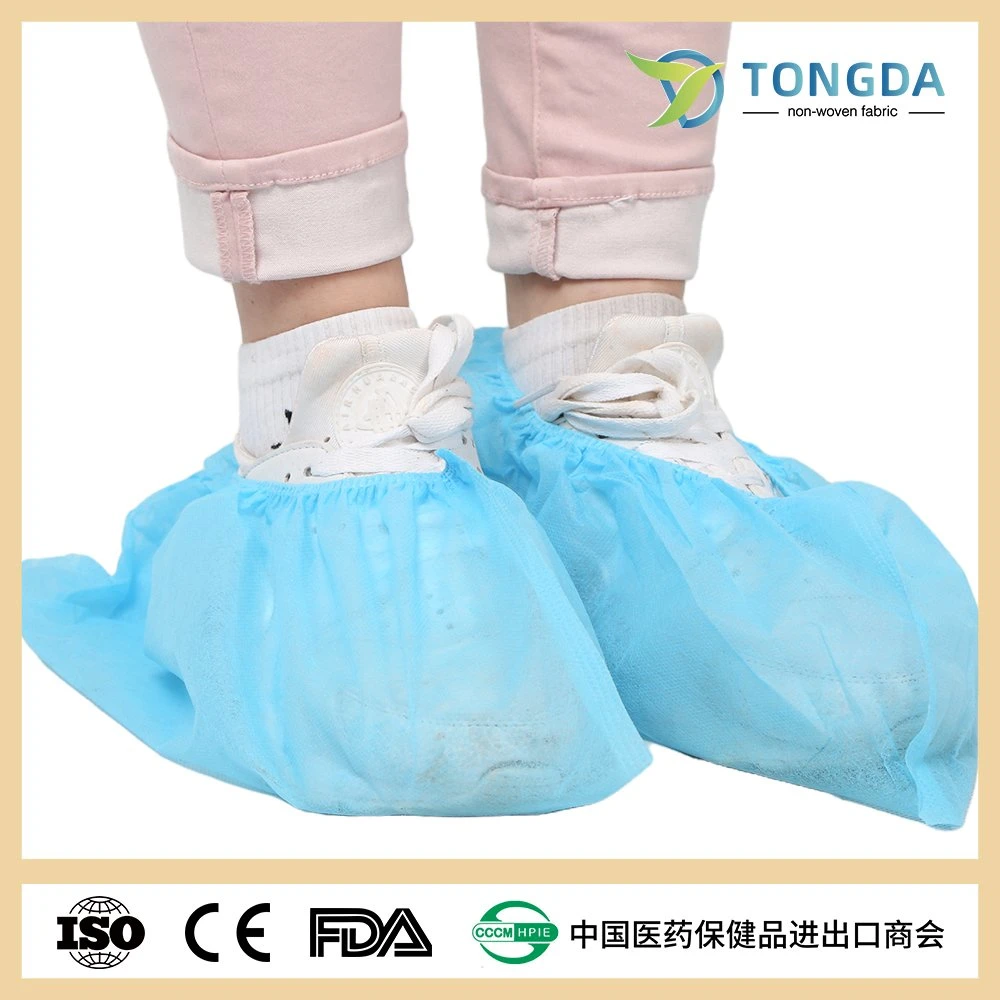 Factory Directly Supply Great Quality Disposable Non Slip Medical PP PE CPE Shoe Cover