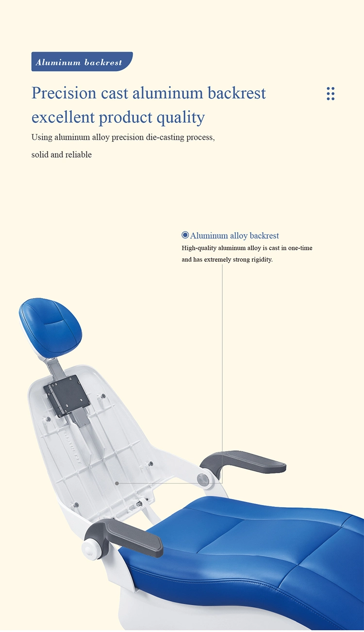 Cadeira dentária castanha aprovada pela ISO, cadeira de higiene dentária/cadeira dentista antiga/dentária Equipamento e suprimentos