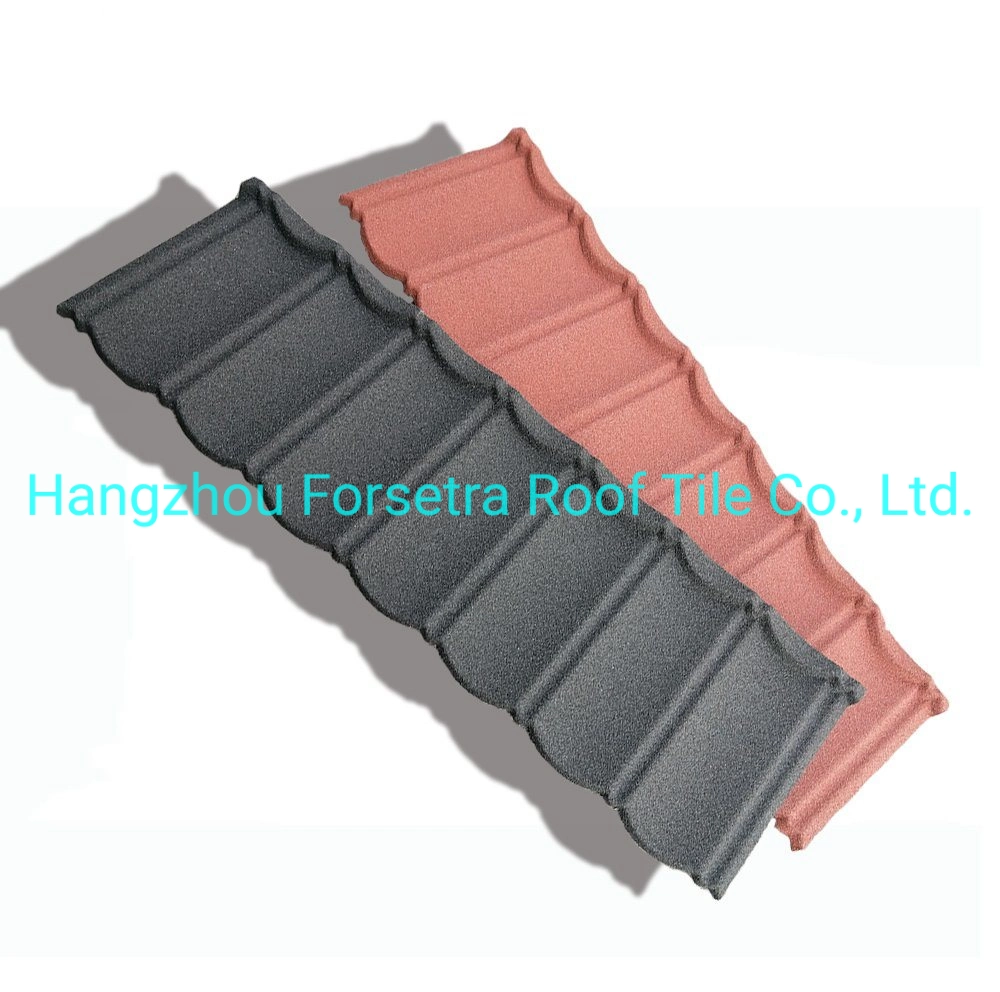 Low Price New Building Material of Color Stone Galvanized Coated Metal Roofing Tiles for Common Houses