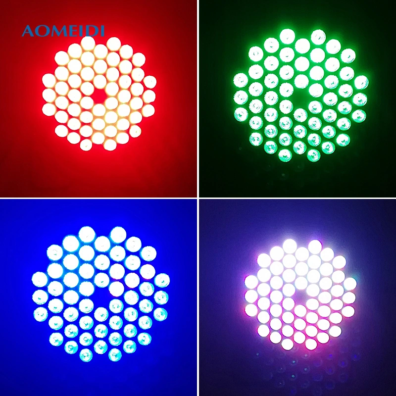 Event Party Favor DMX 54X3 Watt RGBW DJ LED PAR 64 Stage Light