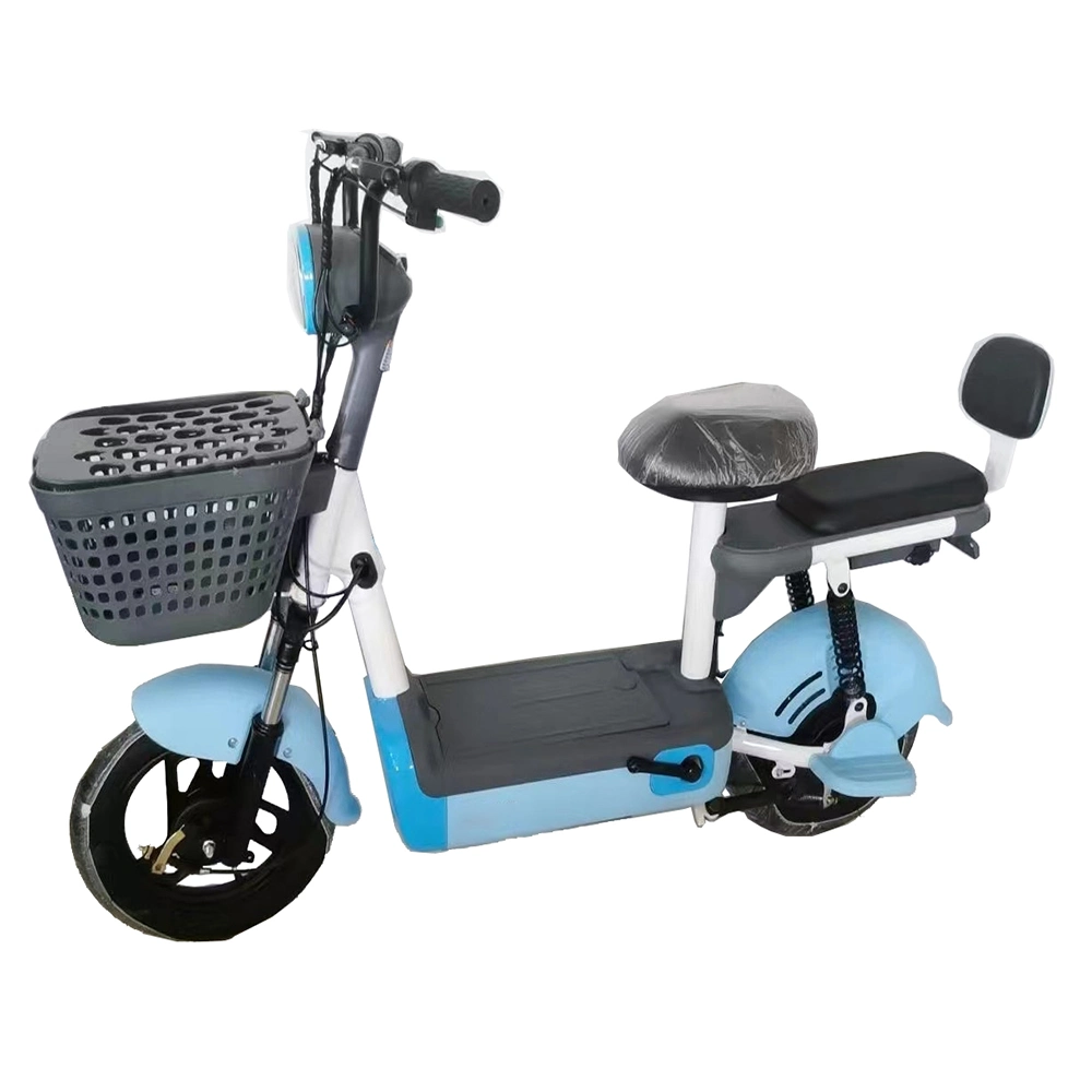 Tjhm-014D CE Scooter eléctrico Túnez ciclomotor 350W bicicleta eléctrica con Cesta