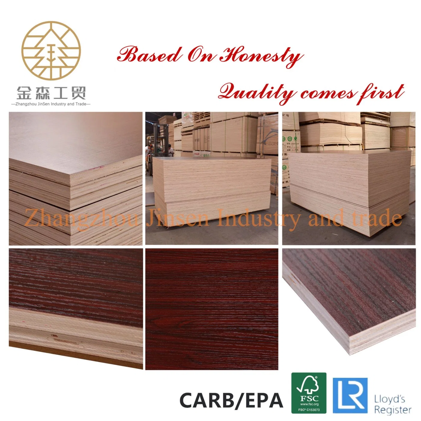 Walnut Oak Cherry Act Furniture Board &amp; Melamine MDF Board for Furniture and Building