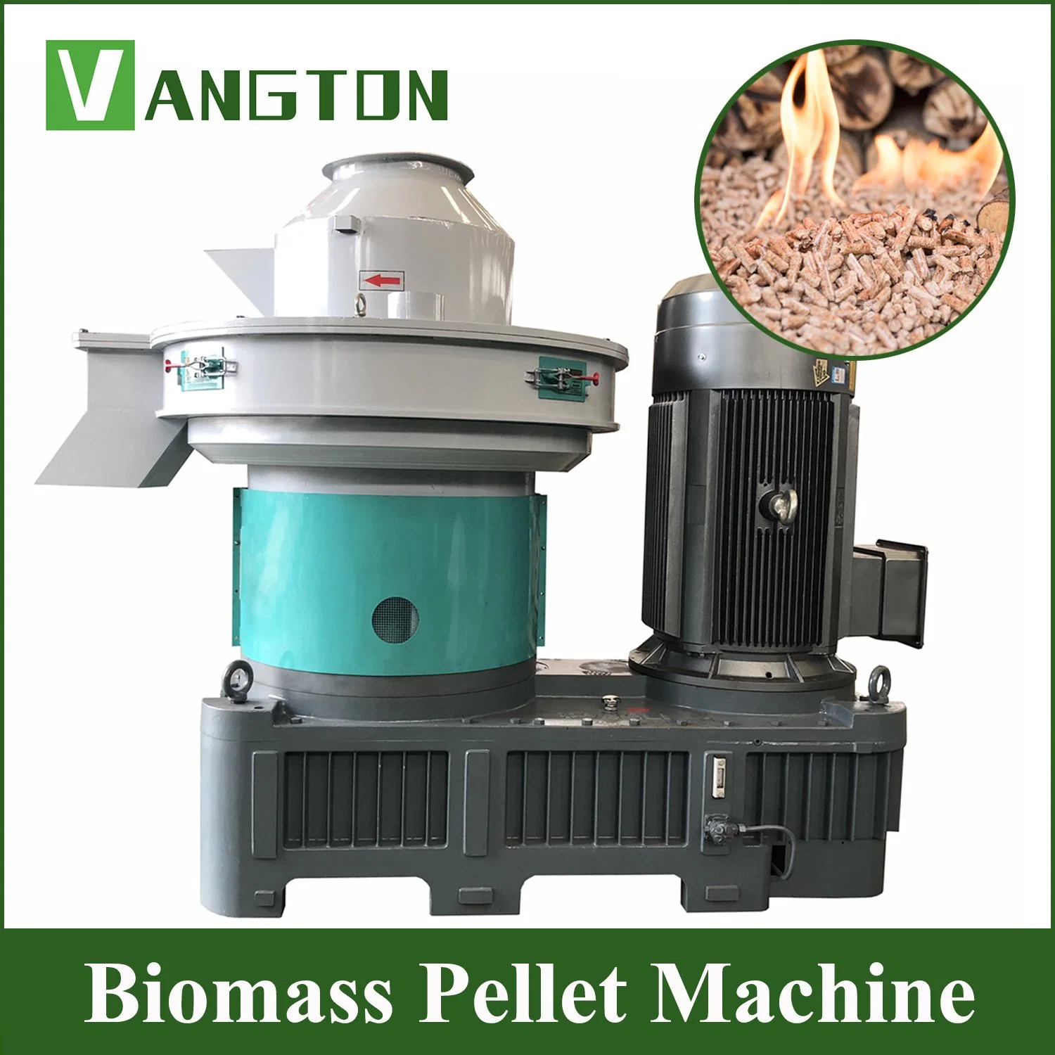 CE Certification Bioenergy Sawdust Waste Biomass Wood Pelletizing Machine 8mm 1.5ton 90kw