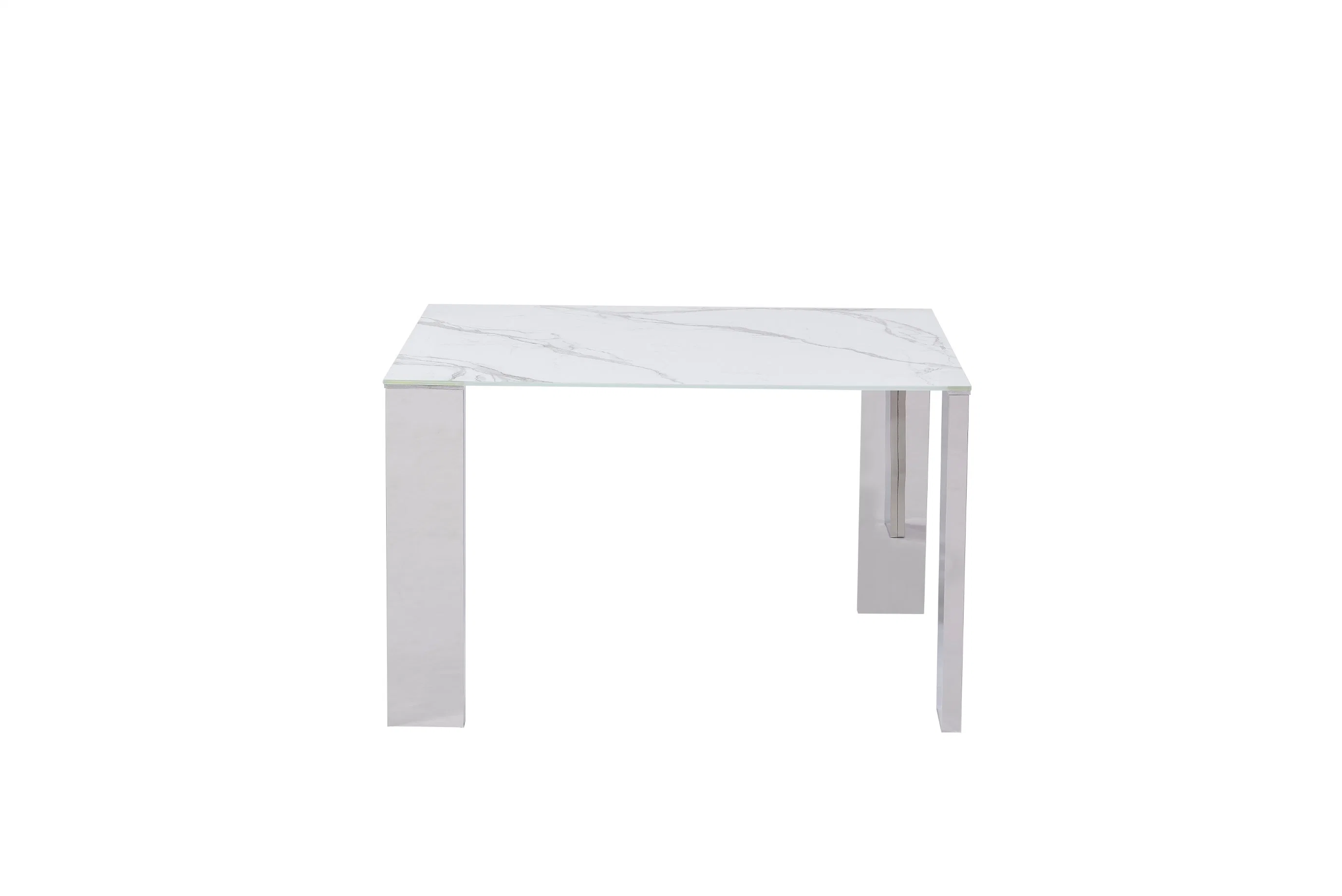 Mobiliario de comedor con mesa de cocina de cerámica extensible 120 x 90 cm