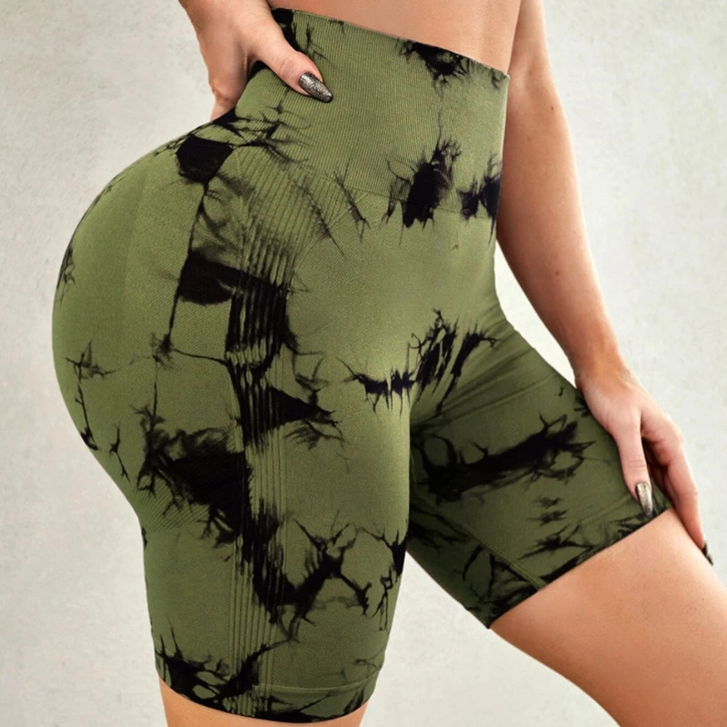 Seamless Tie Dye Sportswear Custom Tight Yoga Fitness Leggings Gym Wear