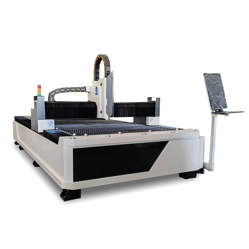 Machine de découpe au laser à fibre CNC pour l'acier au carbone, l'acier inoxydable