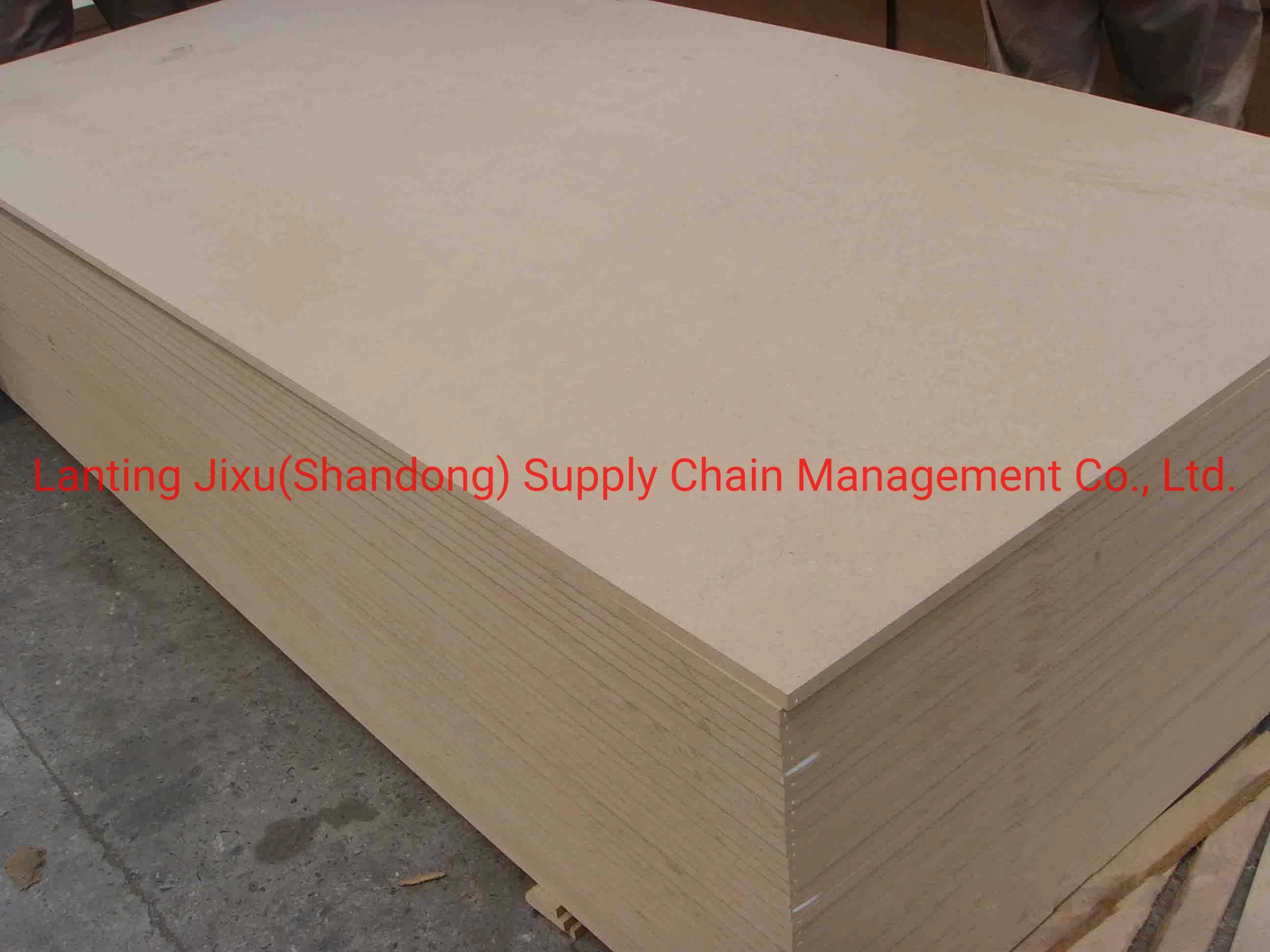 Wood Fiber Material Plain/Raw MDF/HDF Board 1220*2440mm