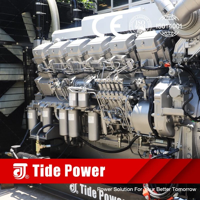 Generador de energía en espera de la lista de precios 1360kw a 1700 kVA grupo electrógeno diesel con Mitsubishi PYME S16r-Pta-MOTOR C