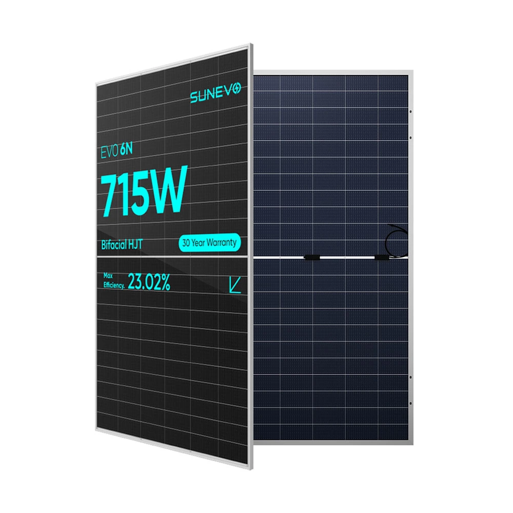 Evo 6n N Type Hjt Solar Panels 700W 695W 715W Mono Photovoltaic Module with Battery