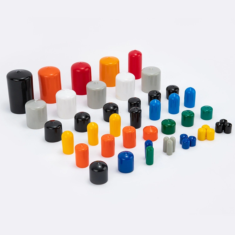 High Demand Flexible Soft Rubber DIP Molding Vinyl End Cap PVC Pipe Fitting End Caps for Pipe