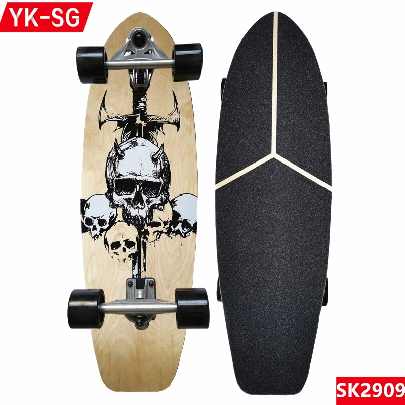 7 Ply Northeast Maple Land Surf Skateboard Cruiser Surfing Skateboard