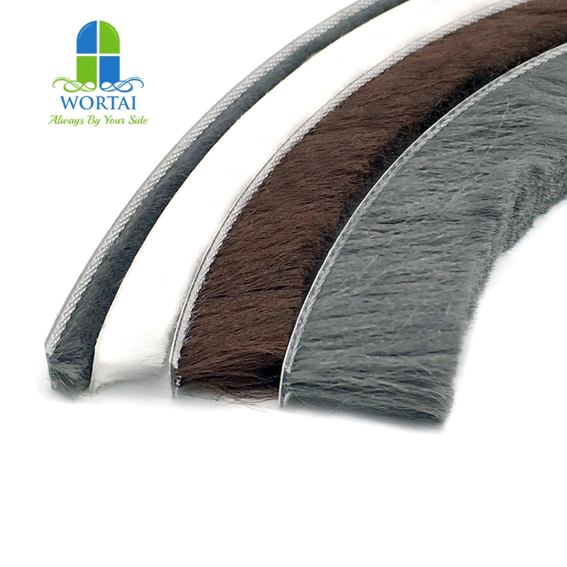 Dust Proof Mohair Weather Strip Woven Pile Brush Sealing Strip for Window and Door