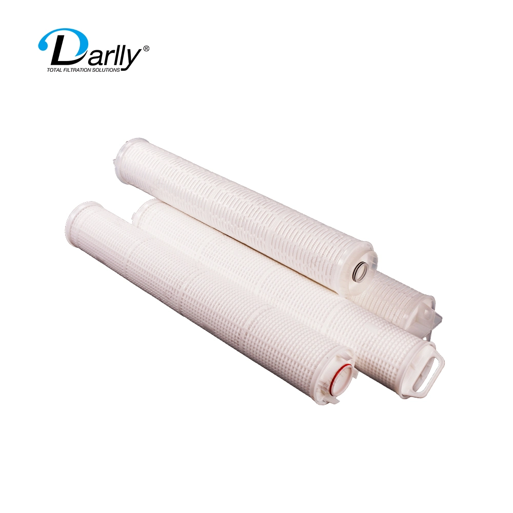 Darlly Filtration Equipment High Flow PP Pleated Filter Cartridge for Industrial Waste Water Treatment