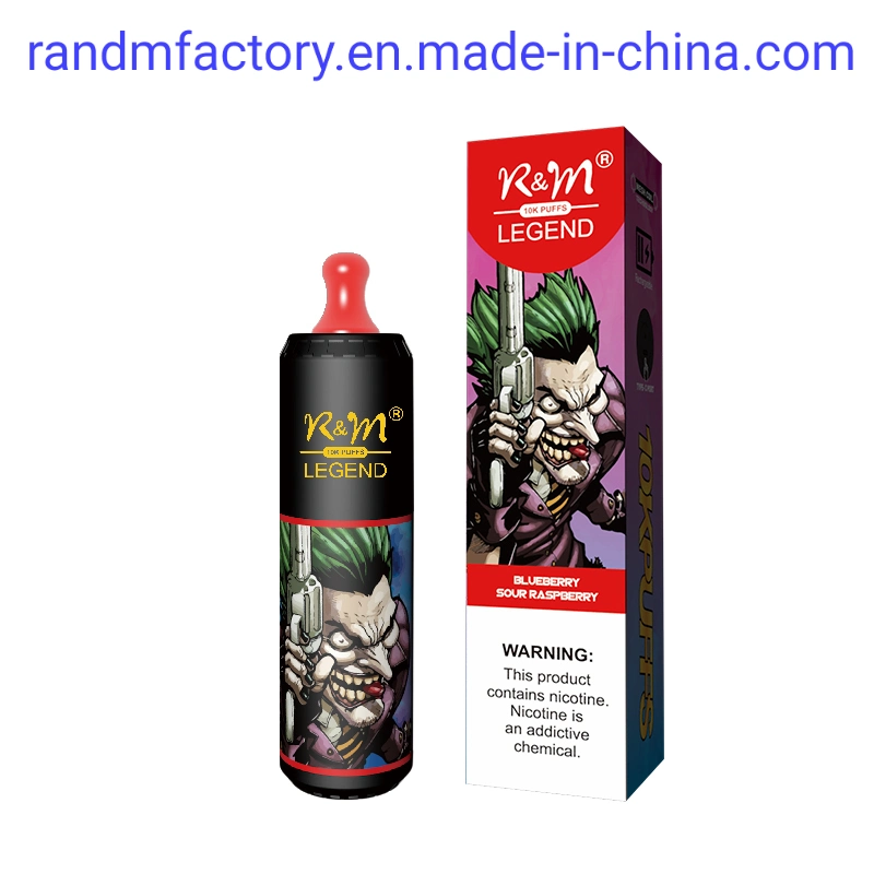 10000 bocanadas UK USA mejor la venta de cigarrillos Randm E Control de flujo de aire de leyenda 20ml de líquido E 0%2%5% de la nicotina Pen narguile desechables mayorista Vape