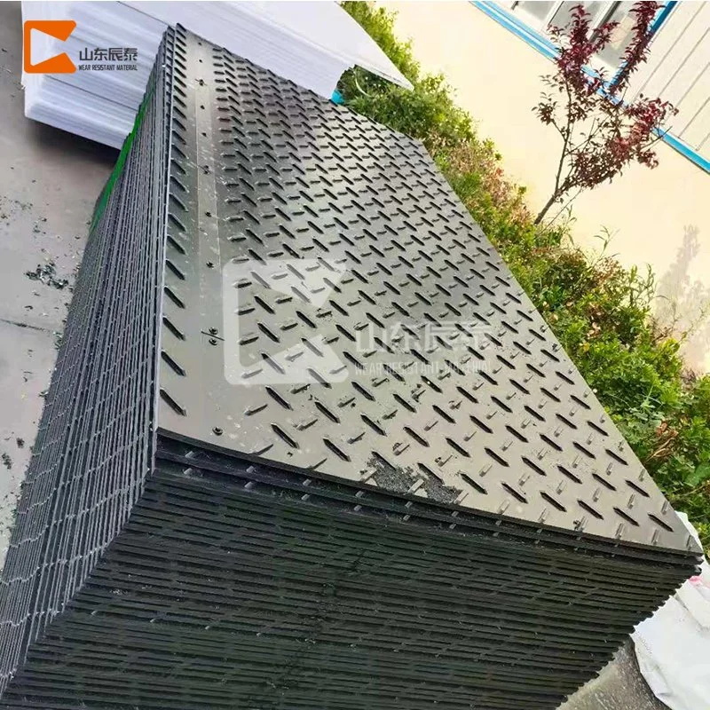 Temporary Road System Extruded Durable Anti Slip HDPE Ground Protection Mats