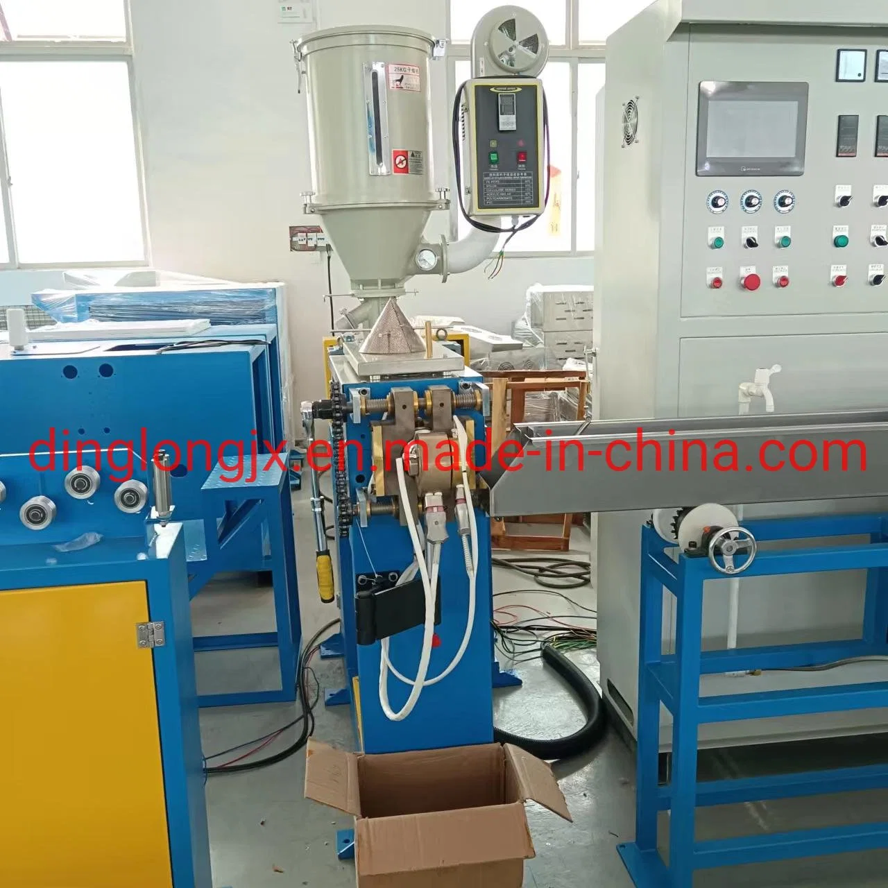 PFA/FEP/ETFE/PTFE High Temperature Insulation Wire and Cable Extruder Machine