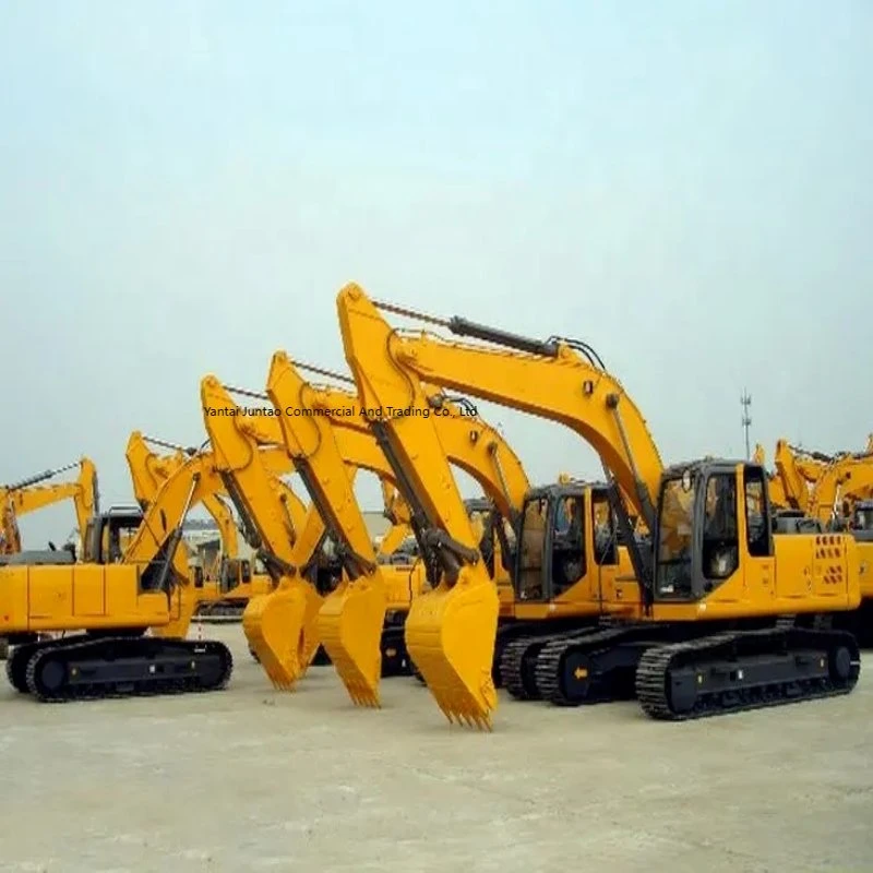 Trator de Esteiras chinês pequenas Digger Escavadeira Mini Preço para venda com caçamba Nova Volvo Escavadeira de esteiras com poupança de combustível