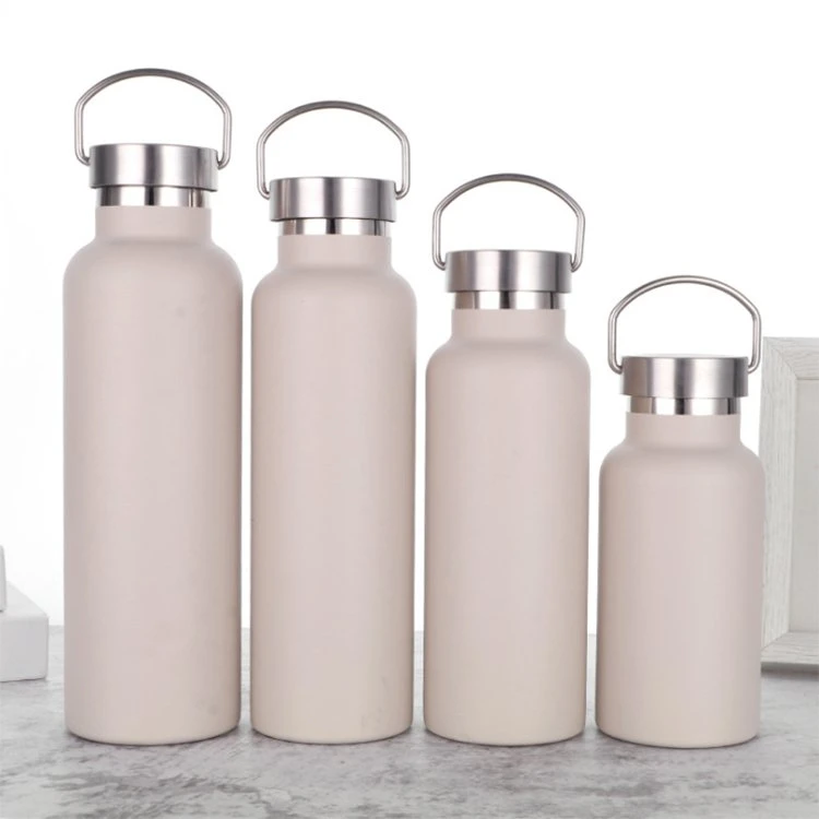 Double Walls with 304 Stainless Steel Liner Wide Mouth Water Bottle