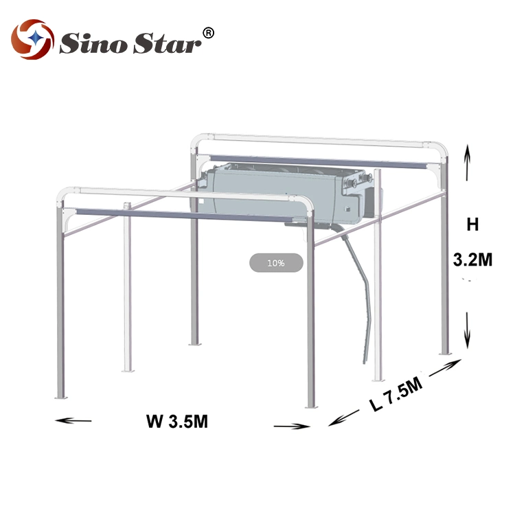 T12 sino Star automatique Touchless lave-linge de voiture sans essuie-glace Lave-auto sans balais