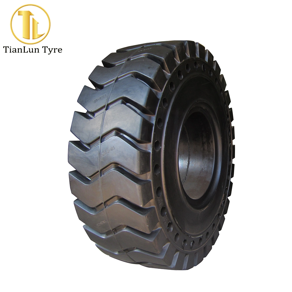 E3/L3/L5 29.5-25 26.5-25 23.5-25 Industrial Llanta Wheel Loader Solid OTR Pneu para camião de descarga de minas todo-o-terreno de serviço pesado