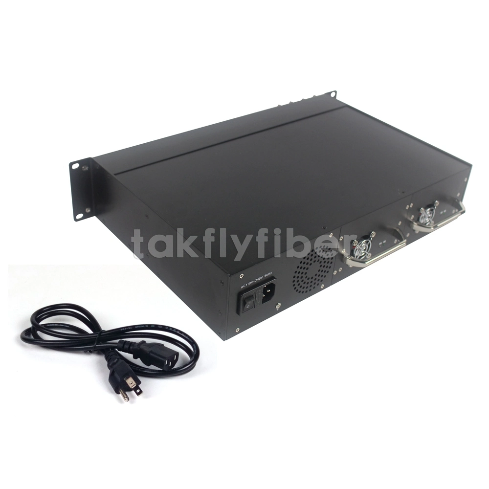 Alloy 14 Slots Fiber Media Converter Chassis Rack