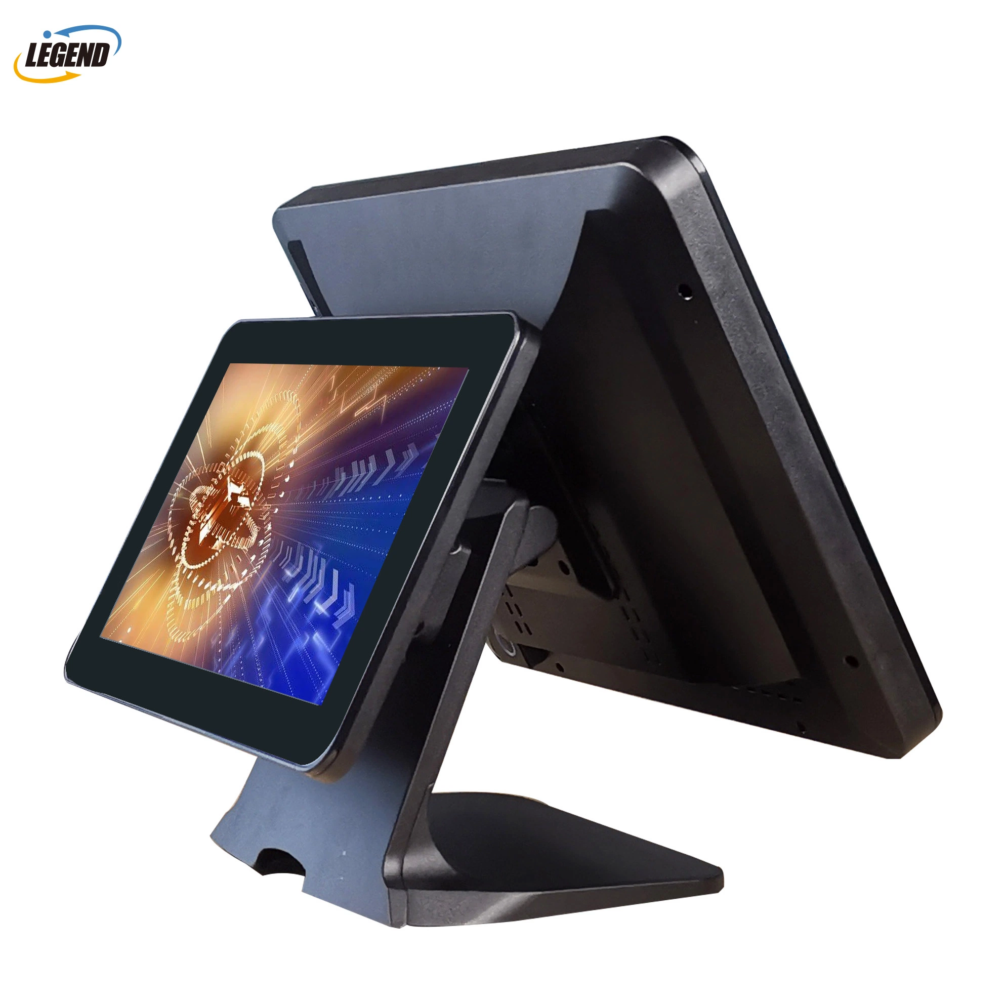 Wholesale/Supplier 17"+12.1" POS System Terminal All in One Windows Touch Screen Cash Register for Restaurant