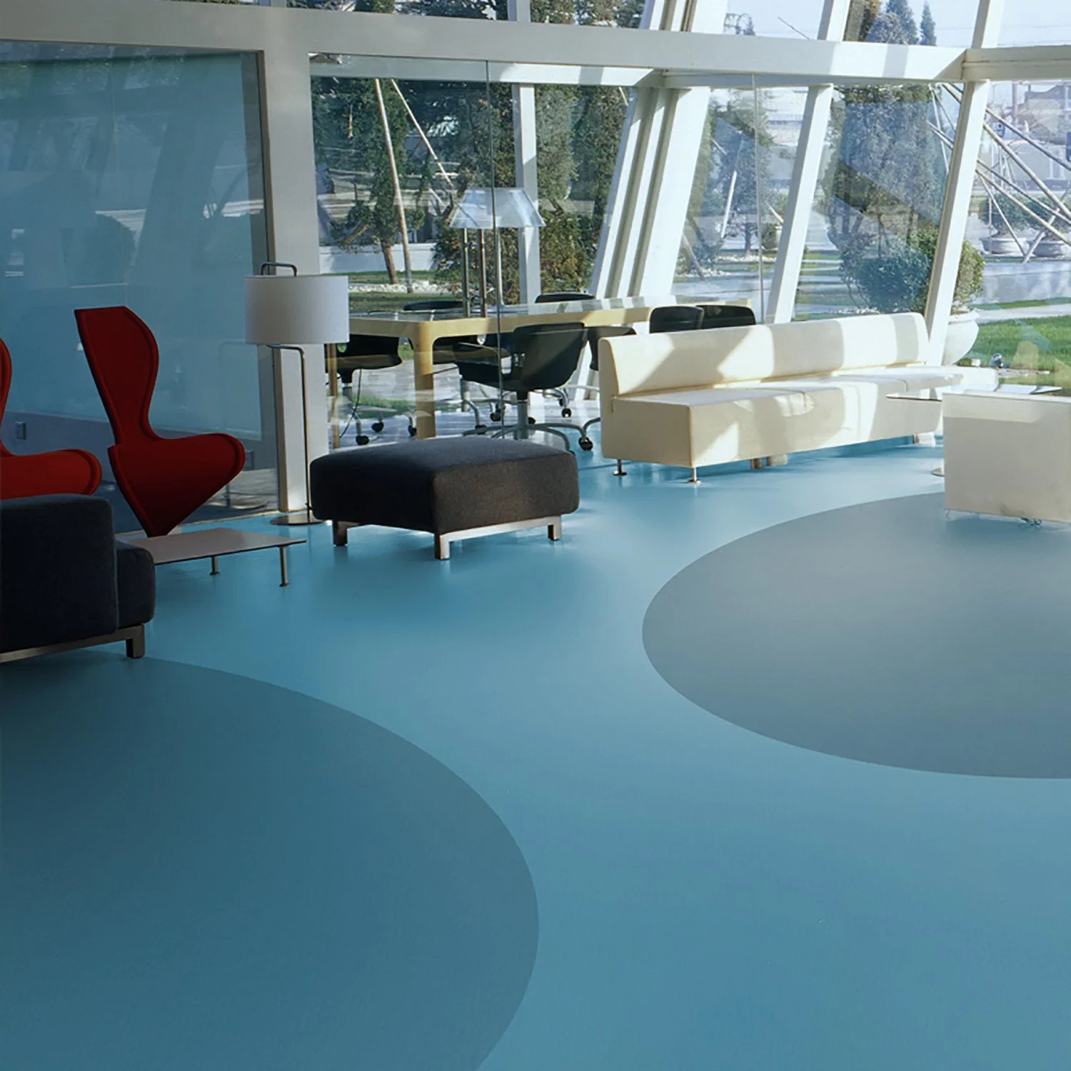 2mm Waterproof Anti-Bacteria Vinyl Homogeneous Flooring Plank for Hospital