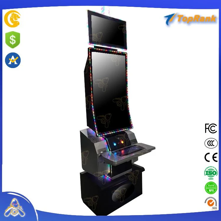 USA Neueste Fire Link Power 2 Geschicklichkeitsspiele Glücksspiel Kabinett Multi 8 in 1 Game Board 43 Zoll LCD-Monitor Gebogene Spielautomat Spiel Online