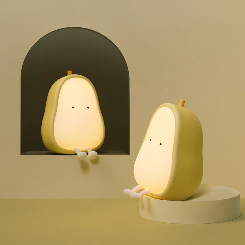 Kids Mini LED Nightlight Pear Avocados Shape Lamps