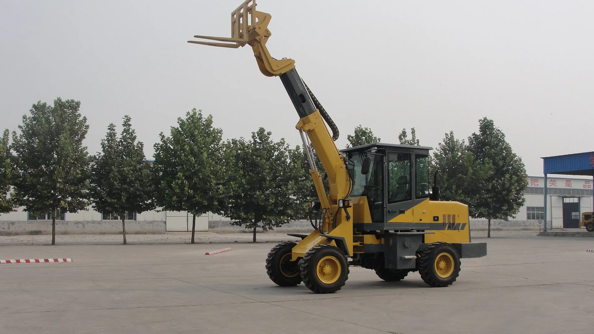 Articulated Telescopic Extend Arm Small Wheel Loader