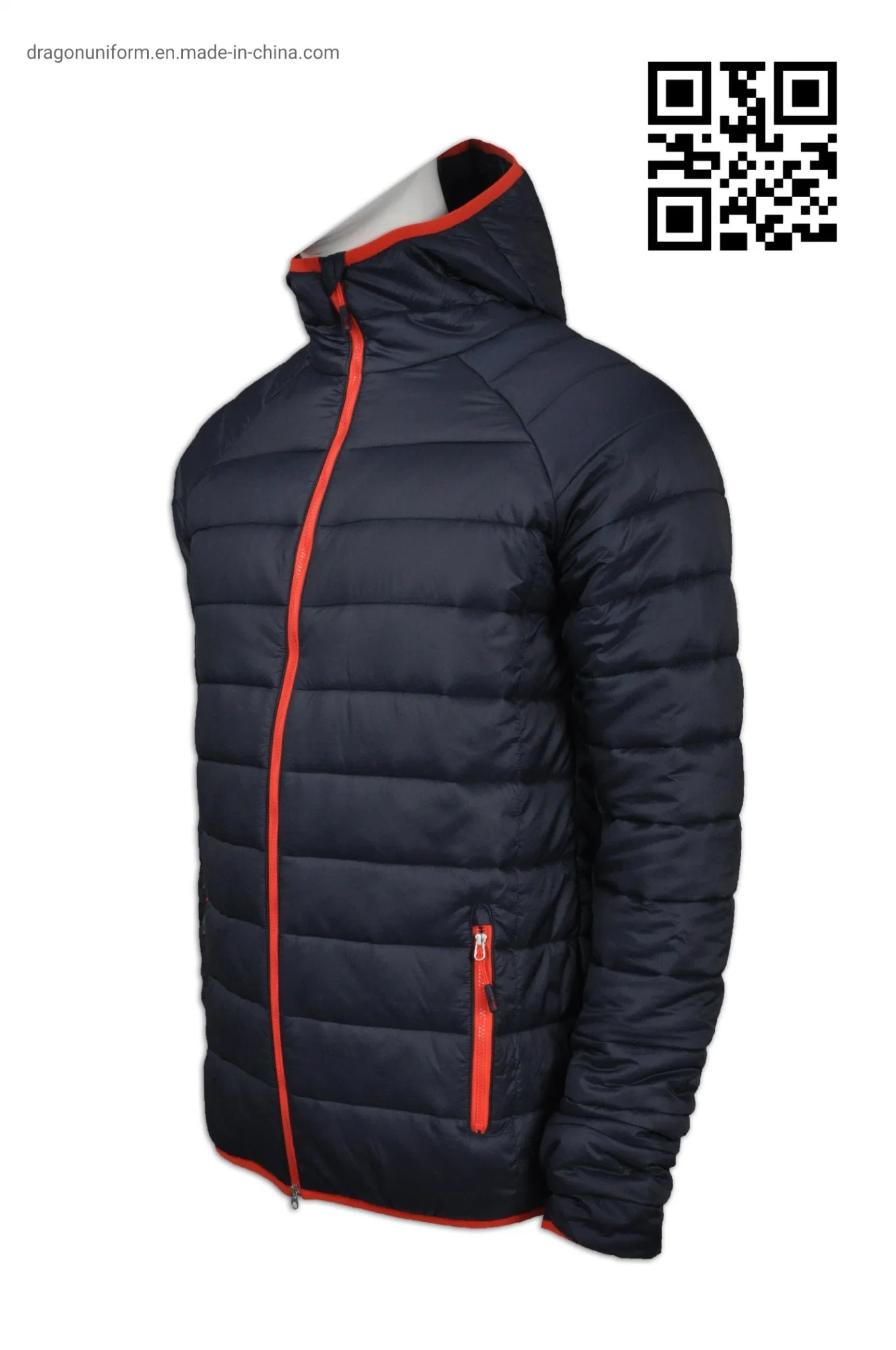 Hembra de alta calidad cálido invierno espesar sólida de los hombres encapuchados Parkas Casual Slim negro macho de Bolsillo de cremallera abajo Coat chaquetas