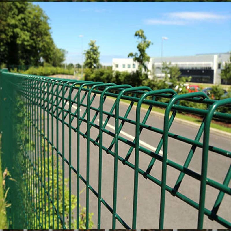 Roll Top Fence Brc Mallas Soldadas de flexión triángulo valla valla de metal galvanizado hierro curvada de ferrocarril de la puerta principal de 32 mm de diseño de la puerta principal del jardín de la casa Dra.