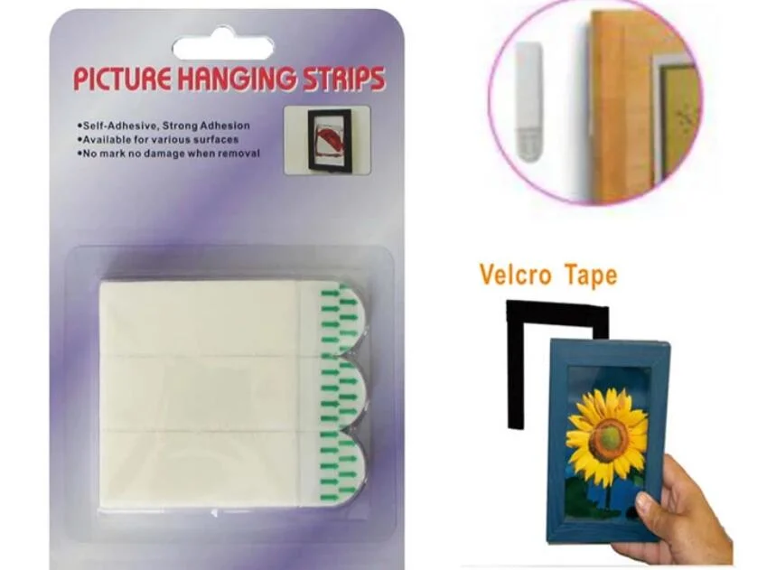 Hot Selling Adhesive Removable Picture Frame Hanging Strips