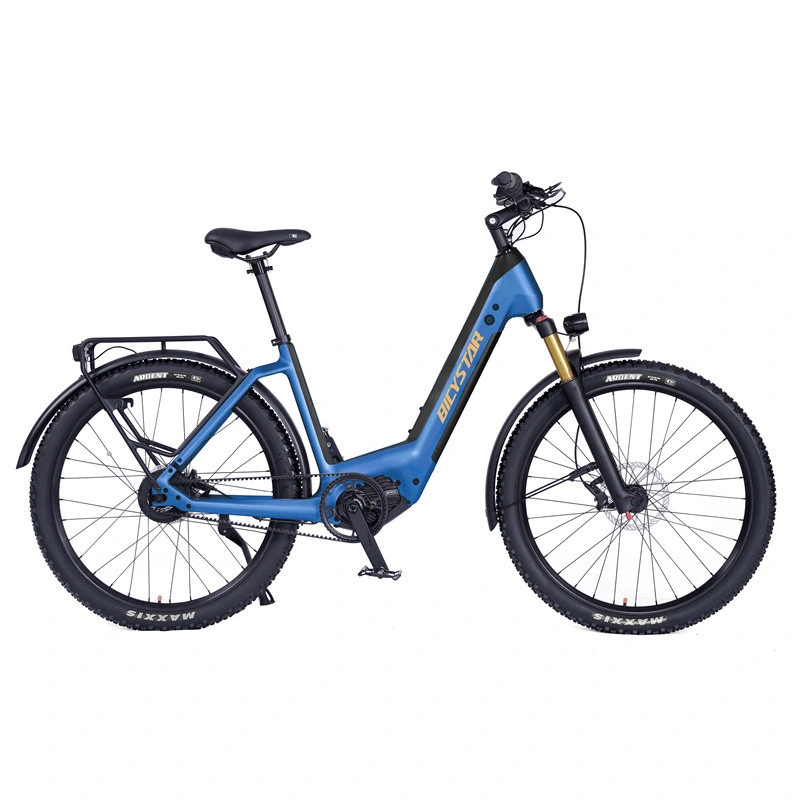 China Wholesale/Supplier Electric City Bike Carbon Fiber Aluminum Alloy Frame Lithium Power Full Suspension Bicystar City Electric Bicycle for Sale